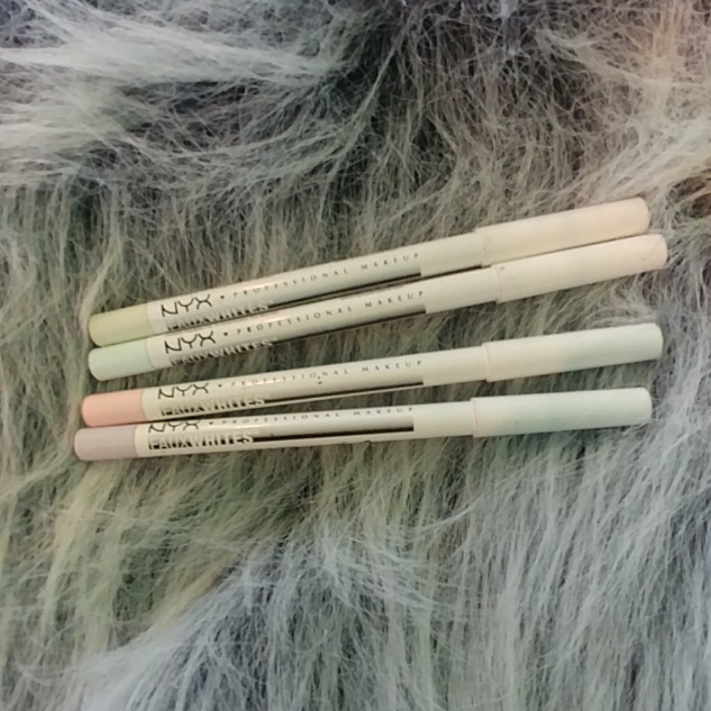 NYX Faux whites eyeliner pencils
